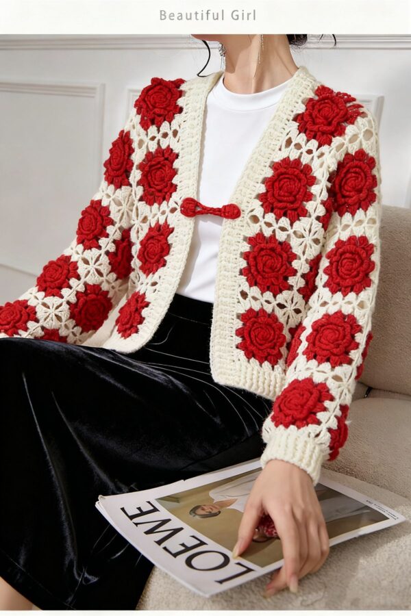 Women's V Neck Long Sleeve Sweater Manufacturer - MOQ 100 pcs - Style 9020