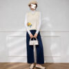 Women's Crew Neck Knitwear Manufacturer - MOQ 100 pcs - Style 9021