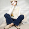 Women's Crew Neck Knitwear Manufacturer - MOQ 100 pcs - Style 9021