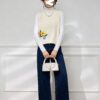 Women's Crew Neck Knitwear Manufacturer - MOQ 100 pcs - Style 9021