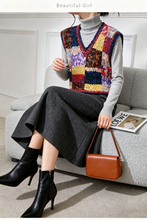 Women's V Neck Knitwear Manufacturer - MOQ 100 pcs - Style 9022 Women's V Neck Knitwear Manufacturer - MOQ 100 pcs - Style 9022