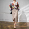 Women's Cardigan V Neck Long Sleeve Sweater Manufacturer - MOQ 100 pcs - Style 9023
