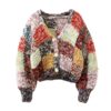 Women's Cardigan V Neck Long Sleeve Sweater Manufacturer - MOQ 100 pcs - Style 9023