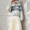 Women's Cardigan Long Sleeve Sweater Manufacturer - MOQ 100 pcs - Style 9024