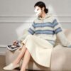 Women's Cardigan Long Sleeve Sweater Manufacturer - MOQ 100 pcs - Style 9024