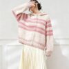 Women's Cardigan Long Sleeve Sweater Manufacturer - MOQ 100 pcs - Style 9024