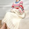 Women's Pullover Crew Neck Long Sleeve Sweater Manufacturer - MOQ 100 pcs - Style 9025