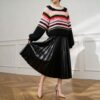 Women's Pullover Crew Neck Long Sleeve Sweater Manufacturer - MOQ 100 pcs - Style 9025
