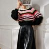 Women's Pullover Crew Neck Long Sleeve Sweater Manufacturer - MOQ 100 pcs - Style 9025