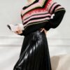 Women's Pullover Crew Neck Long Sleeve Sweater Manufacturer - MOQ 100 pcs - Style 9025