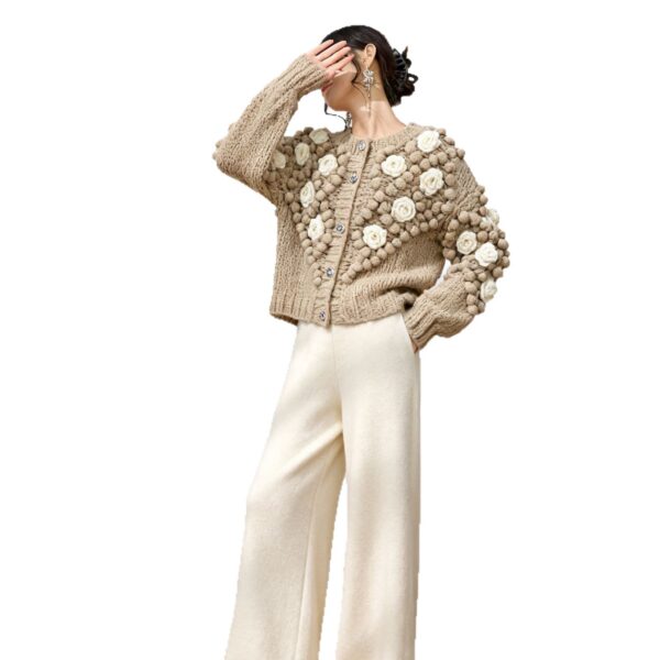 Women's Cardigan Crew Neck Long Sleeve Sweater Manufacturer - MOQ 100 pcs - Style 9028 Women's Cardigan Crew Neck Long Sleeve Sweater Manufacturer - MOQ 100 pcs - Style 9028