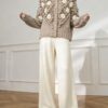 Women's Cardigan Crew Neck Long Sleeve Sweater Manufacturer - MOQ 100 pcs - Style 9028 Women's Cardigan Crew Neck Long Sleeve Sweater Manufacturer - MOQ 100 pcs - Style 9028