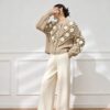 Women's Cardigan Crew Neck Long Sleeve Sweater Manufacturer - MOQ 100 pcs - Style 9028 Women's Cardigan Crew Neck Long Sleeve Sweater Manufacturer - MOQ 100 pcs - Style 9028