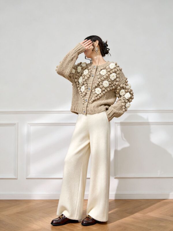 Women's Cardigan Crew Neck Long Sleeve Sweater Manufacturer - MOQ 100 pcs - Style 9028 Women's Cardigan Crew Neck Long Sleeve Sweater Manufacturer - MOQ 100 pcs - Style 9028