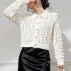 Women's Cardigan Long Sleeve Sweater Manufacturer - MOQ 100 pcs - Style 9029