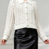 Women's Cardigan Long Sleeve Sweater Manufacturer - MOQ 100 pcs - Style 9029