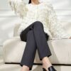 Women's Cardigan Crew Neck Long Sleeve Sweater Manufacturer - MOQ 100 pcs - Style 9030 Women's Cardigan Crew Neck Long Sleeve Sweater Manufacturer - MOQ 100 pcs - Style 9030
