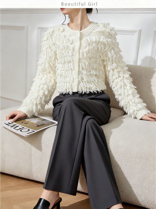 Women's Cardigan Crew Neck Long Sleeve Sweater Manufacturer - MOQ 100 pcs - Style 9030 Women's Cardigan Crew Neck Long Sleeve Sweater Manufacturer - MOQ 100 pcs - Style 9030