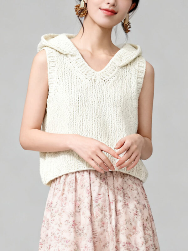 Women's V Neck Knitwear Manufacturer - MOQ 100 pcs - Style 9032