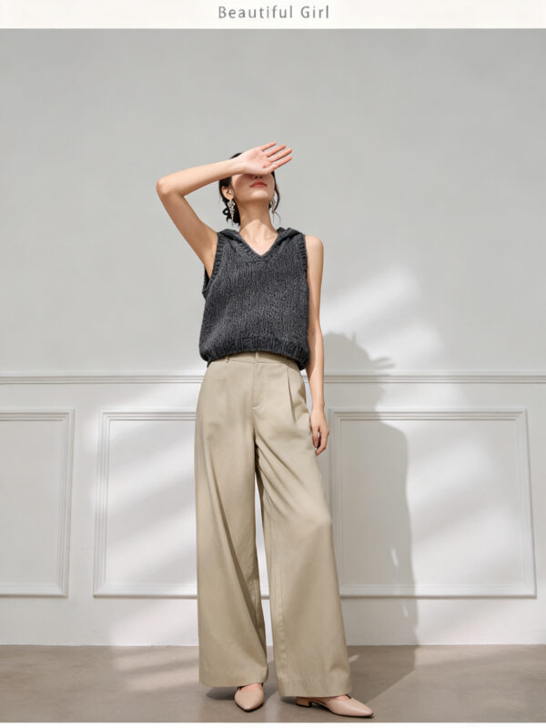 Women's V Neck Knitwear Manufacturer - MOQ 100 pcs - Style 9032