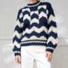 Women's Pullover Crew Neck Long Sleeve Sweater Manufacturer - MOQ 100 pcs - Style 9034