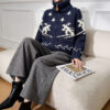 Women's Cardigan Long Sleeve Sweater Manufacturer - MOQ 100 pcs - Style 9037