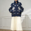Women's Cardigan Long Sleeve Sweater Manufacturer - MOQ 100 pcs - Style 9037