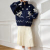 Women's Cardigan Long Sleeve Sweater Manufacturer - MOQ 100 pcs - Style 9037