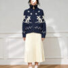Women's Cardigan Long Sleeve Sweater Manufacturer - MOQ 100 pcs - Style 9037