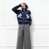 Women's Cardigan Long Sleeve Sweater Manufacturer - MOQ 100 pcs - Style 9037