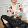 Women's Cardigan V Neck Long Sleeve Sweater Manufacturer - MOQ 100 pcs - Style 9040