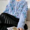 9041 product image 7 Women's Cardigan Crew Neck Long Sleeve Sweater Manufacturer - MOQ 100 pcs - Style 9041