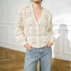 9043 product image 2 Women's Cardigan V Neck Long Sleeve Sweater Manufacturer - MOQ 100 pcs - Style 9043