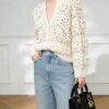 9043 product image 7 Women's Cardigan V Neck Long Sleeve Sweater Manufacturer - MOQ 100 pcs - Style 9043