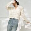 9043 product image 8 Women's Cardigan V Neck Long Sleeve Sweater Manufacturer - MOQ 100 pcs - Style 9043