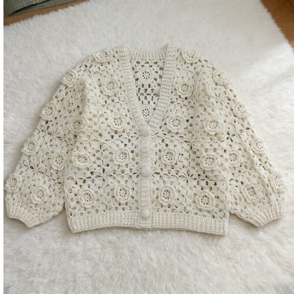9043 product image 13 Women's Cardigan V Neck Long Sleeve Sweater Manufacturer - MOQ 100 pcs - Style 9043