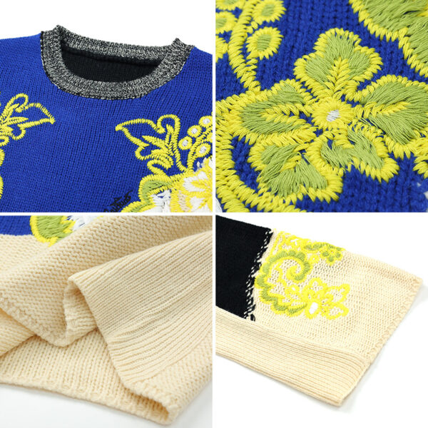 Women's Pullover Crew Neck Long Sleeve Sweater Manufacturer - MOQ 100 pcs - Style 93026