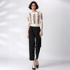 Women's Viscose Fiber Pullover Crew Neck Short Sleeve Sweater Manufacturer - MOQ 100 pcs - Style 93034