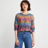 Women's Pullover Crew Neck Long Sleeve Sweater Manufacturer - MOQ 100 pcs - Style 93043