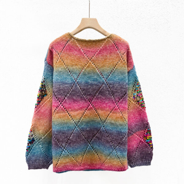 Women's Pullover Crew Neck Long Sleeve Sweater Manufacturer - MOQ 100 pcs - Style 93043