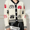 Women's Cardigan Crew Neck Long Sleeve Sweater Manufacturer - MOQ 100 pcs - Style 93054
