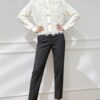 Women's Cardigan Crew Neck Long Sleeve Sweater Manufacturer - MOQ 100 pcs - Style 93074