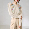 Women's Pullover Crew Neck Long Sleeve Sweater Manufacturer - MOQ 100 pcs - Style 93075