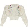 Women's Pullover Crew Neck Long Sleeve Sweater Manufacturer - MOQ 100 pcs - Style 93075