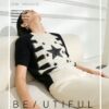 Women's Pullover Crew Neck Short Sleeve Sweater Manufacturer - MOQ 100 pcs - Style 93078