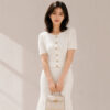 Women's Short Sleeve Knitwear Manufacturer - MOQ 100 pcs - Style 97001