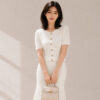 Women's Short Sleeve Knitwear Manufacturer - MOQ 100 pcs - Style 97001