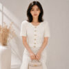 Women's Short Sleeve Knitwear Manufacturer - MOQ 100 pcs - Style 97001