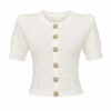 Women's Short Sleeve Knitwear Manufacturer - MOQ 100 pcs - Style 97001