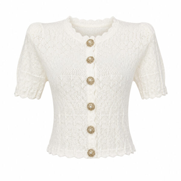 Women's Short Sleeve Knitwear Manufacturer - MOQ 100 pcs - Style 97001